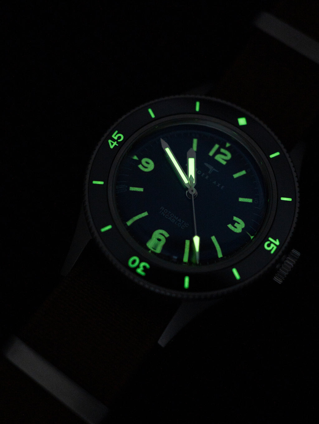 DAGGER-AXE Watch Vintage Fathom Series DG-O03 Diving Watch Men's Watch Mechanical Watch Gift