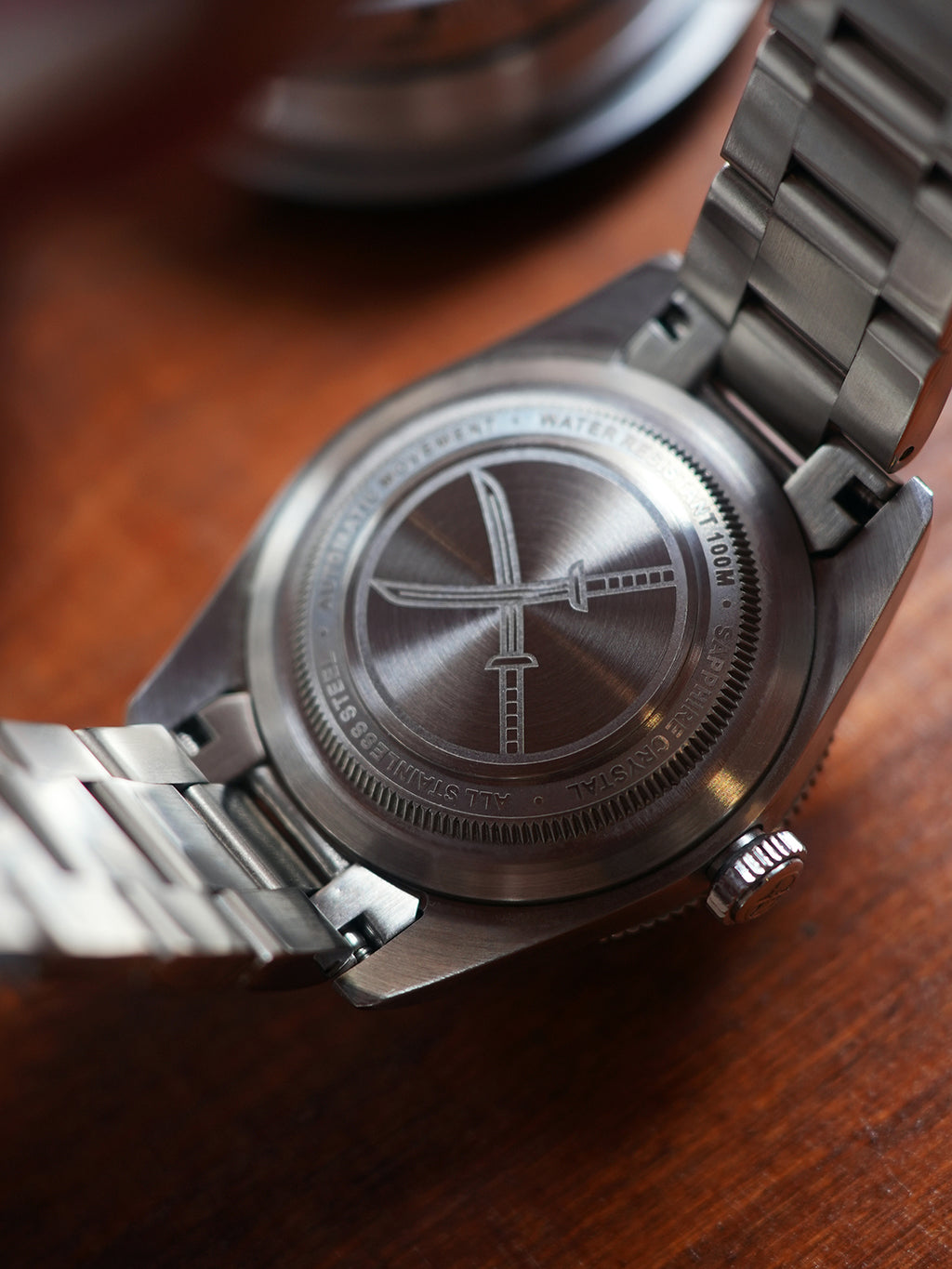 Dagger-axe Watch Four-pin Dual Time Zone Mechanical Watch Classic White Cola Ring Vintage Diving Watch