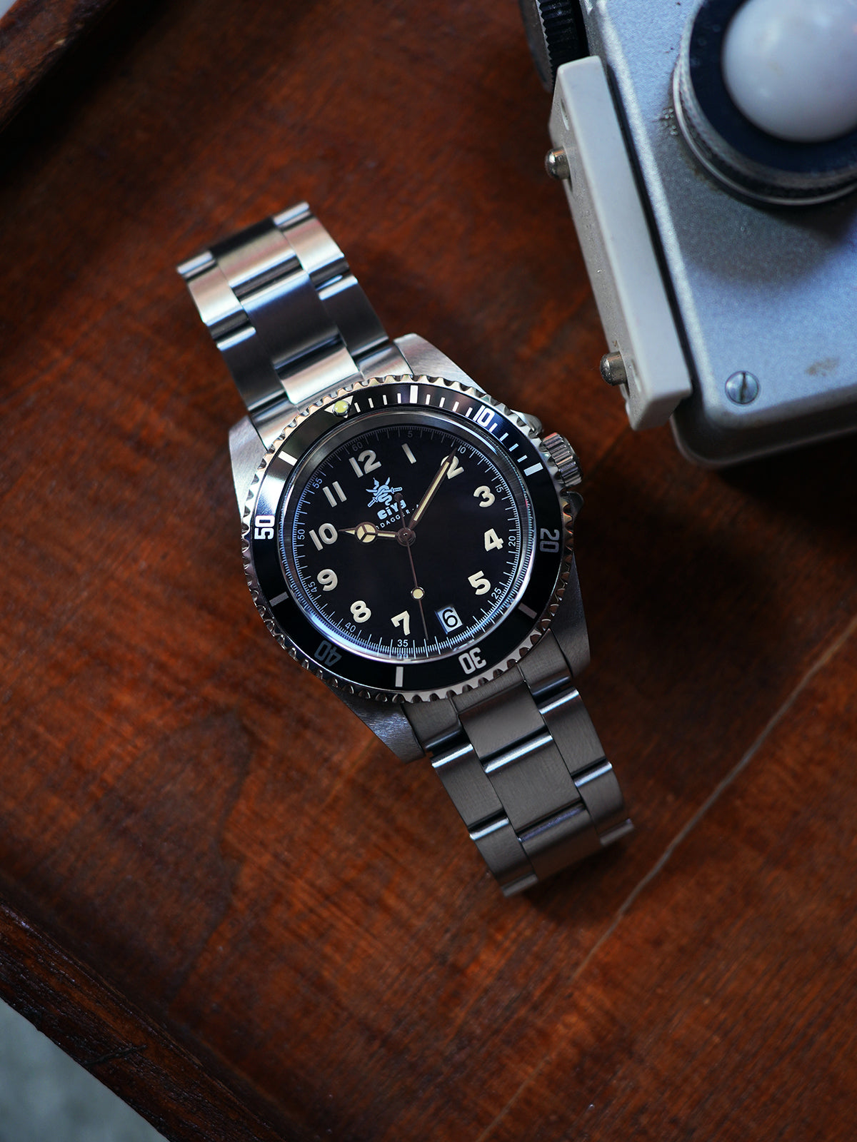DAGGER-AXE Watch CIYE Men's Automatic Mechanical Retro Diving Watch