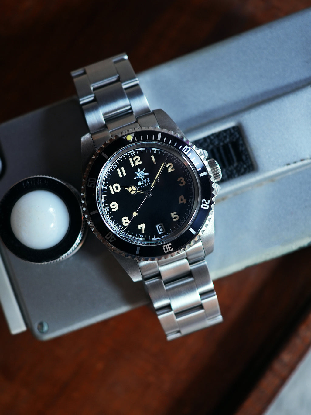 DAGGER-AXE Watch CIYE Men's Automatic Mechanical Retro Diving Watch