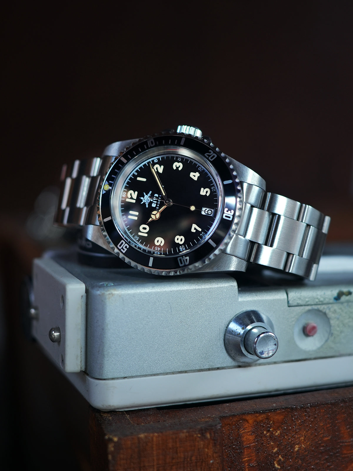 DAGGER-AXE Watch CIYE Men's Automatic Mechanical Retro Diving Watch