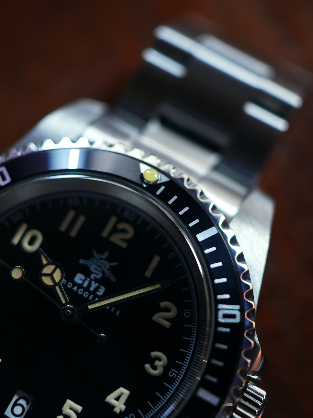 DAGGER-AXE Watch CIYE Men's Automatic Mechanical Retro Diving Watch