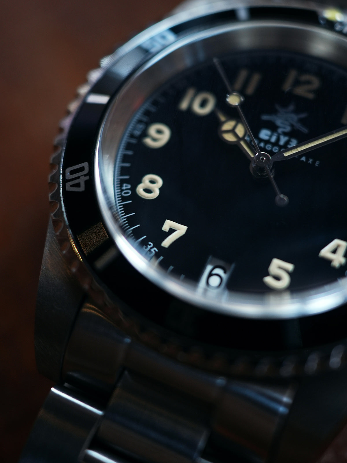 DAGGER-AXE Watch CIYE Men's Automatic Mechanical Retro Diving Watch