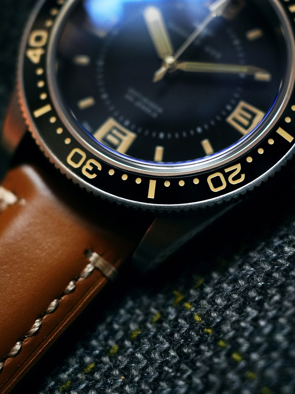 Dagger-axe Watch Hand Automatic Mechanical Watch Vintage American Street Diving Watch