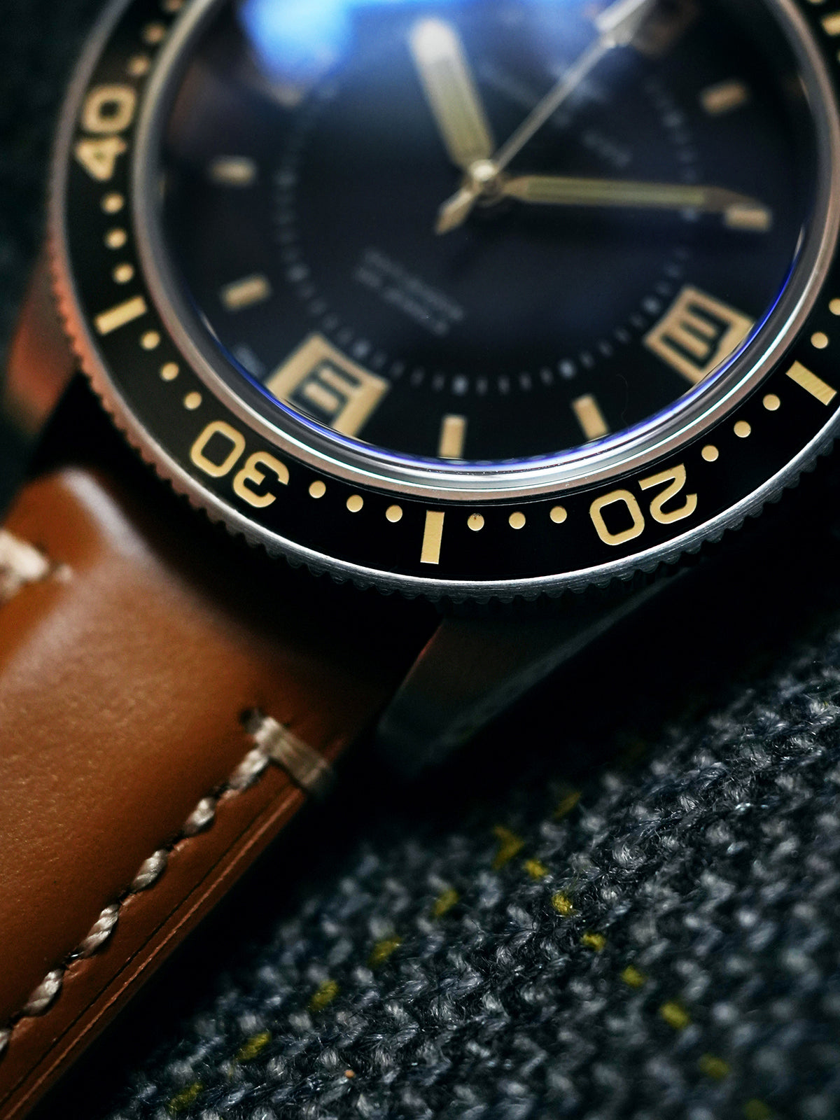 Dagger-axe Watch Hand Automatic Mechanical Watch Vintage American Street Diving Watch