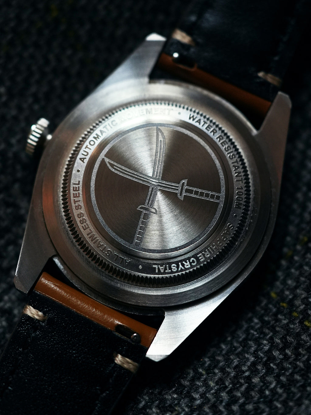 Dagger-axe Watch Hand Automatic Mechanical Watch Vintage American Street Diving Watch