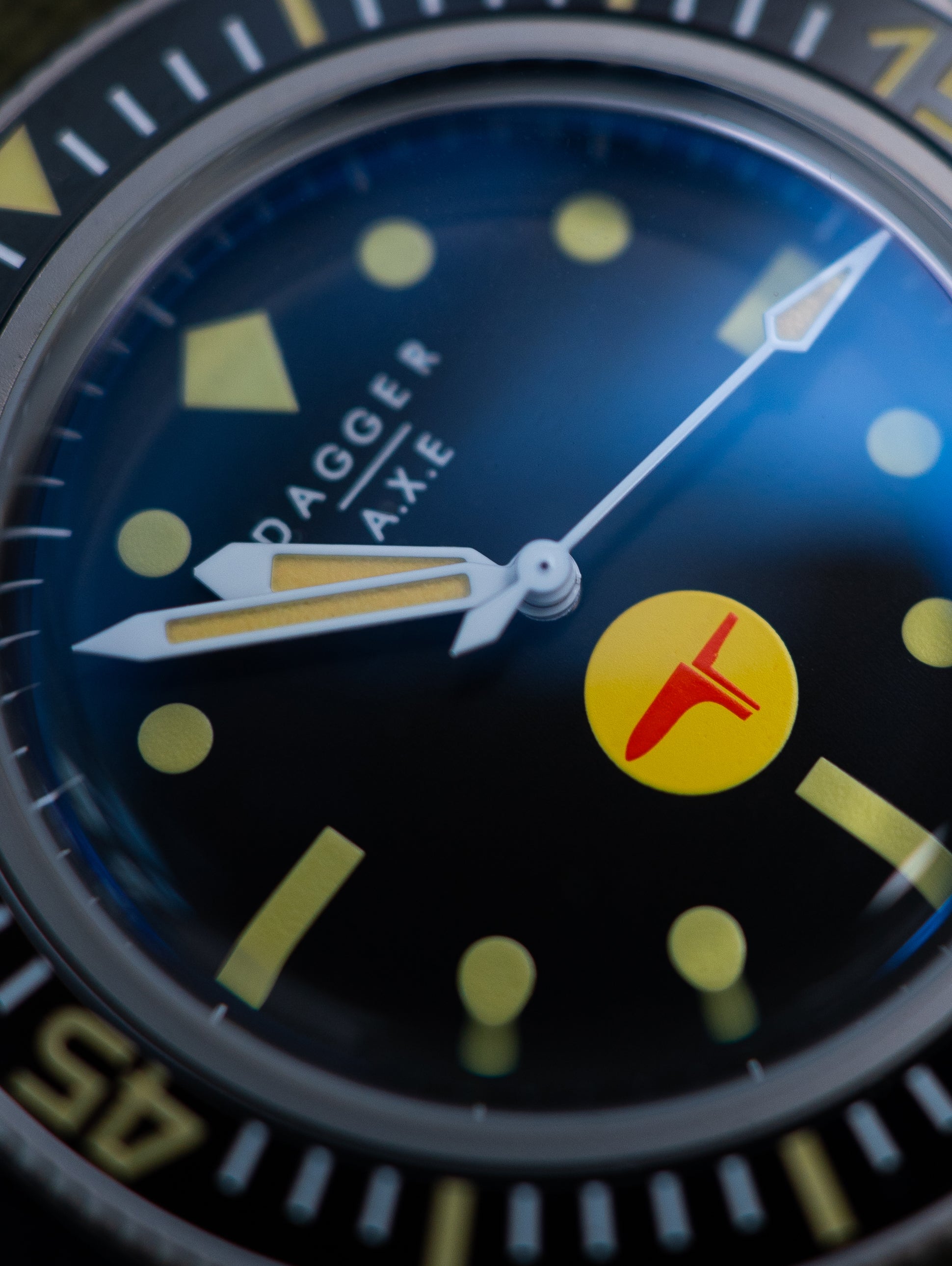 DAGGER-AXE watch Fifty fathoms mechanical watch diving watch vintage retro trend watch