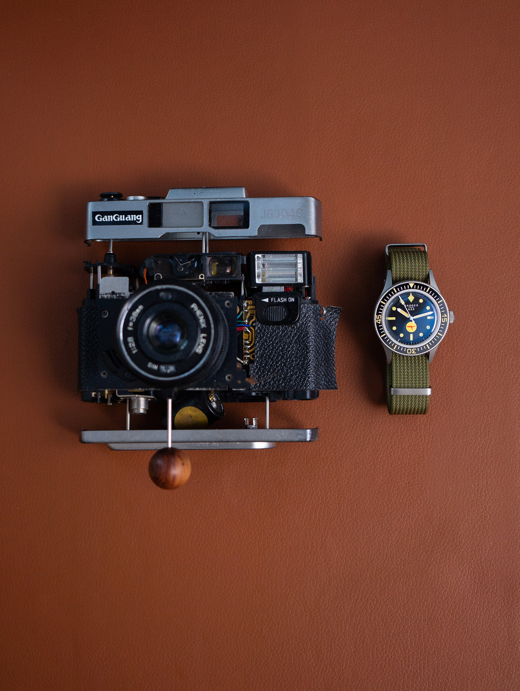 DAGGER-AXE watch Fifty fathoms mechanical watch diving watch vintage retro trend watch