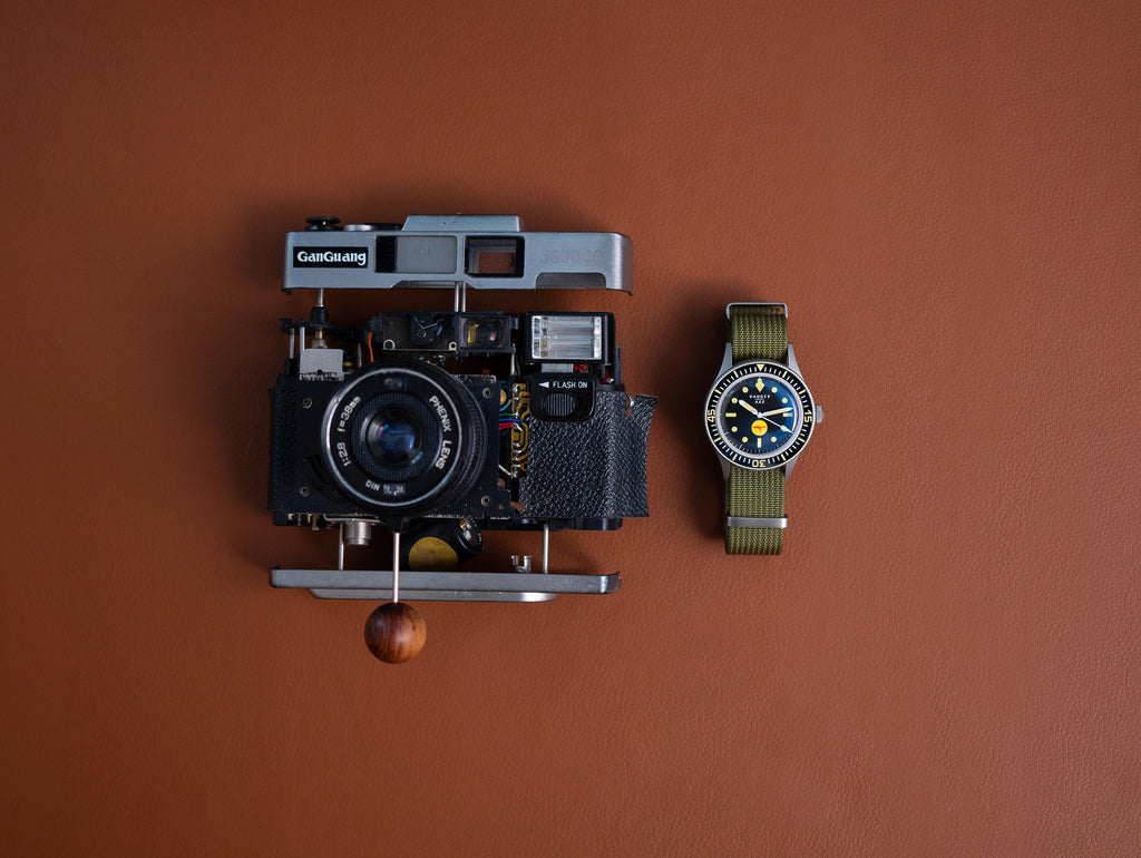 DAGGER-AXE watch Fifty fathoms mechanical watch diving watch vintage retro trend watch