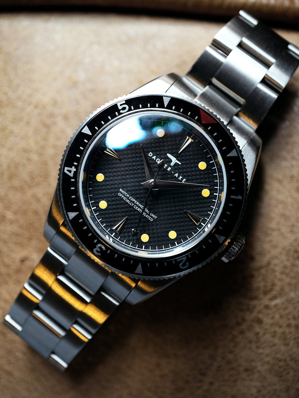 Dagger-axe watch men's automatic mechanical watch fashionable simple all-matching business casual men's watch
