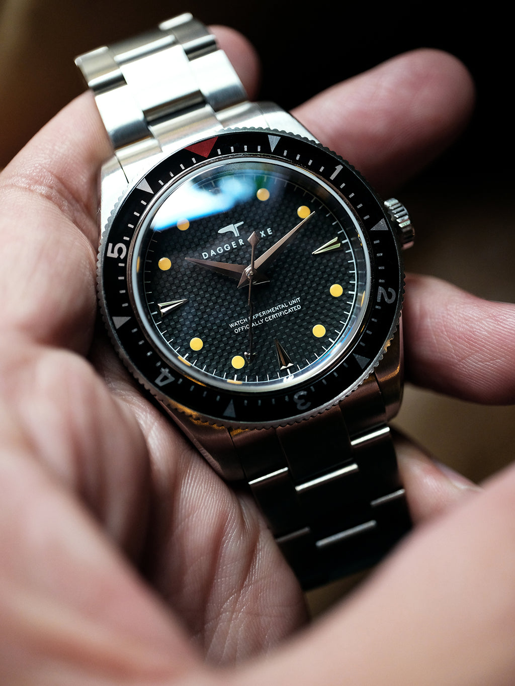 Dagger-axe watch men's automatic mechanical watch fashionable simple all-matching business casual men's watch