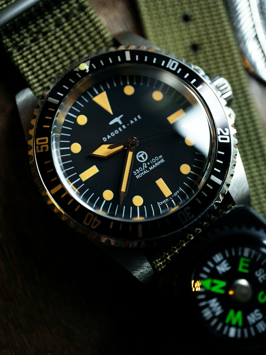 Dagger-axe watches household watches men's watches automatic mechanical diving watches field watches