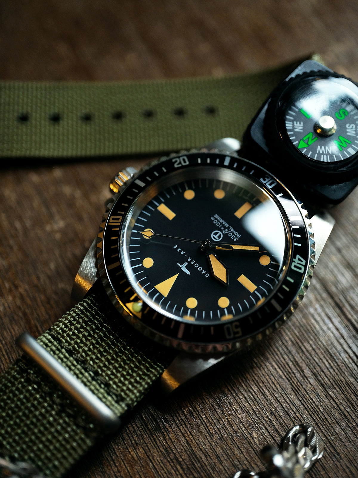 Dagger-axe watches household watches men's watches automatic mechanical diving watches field watches