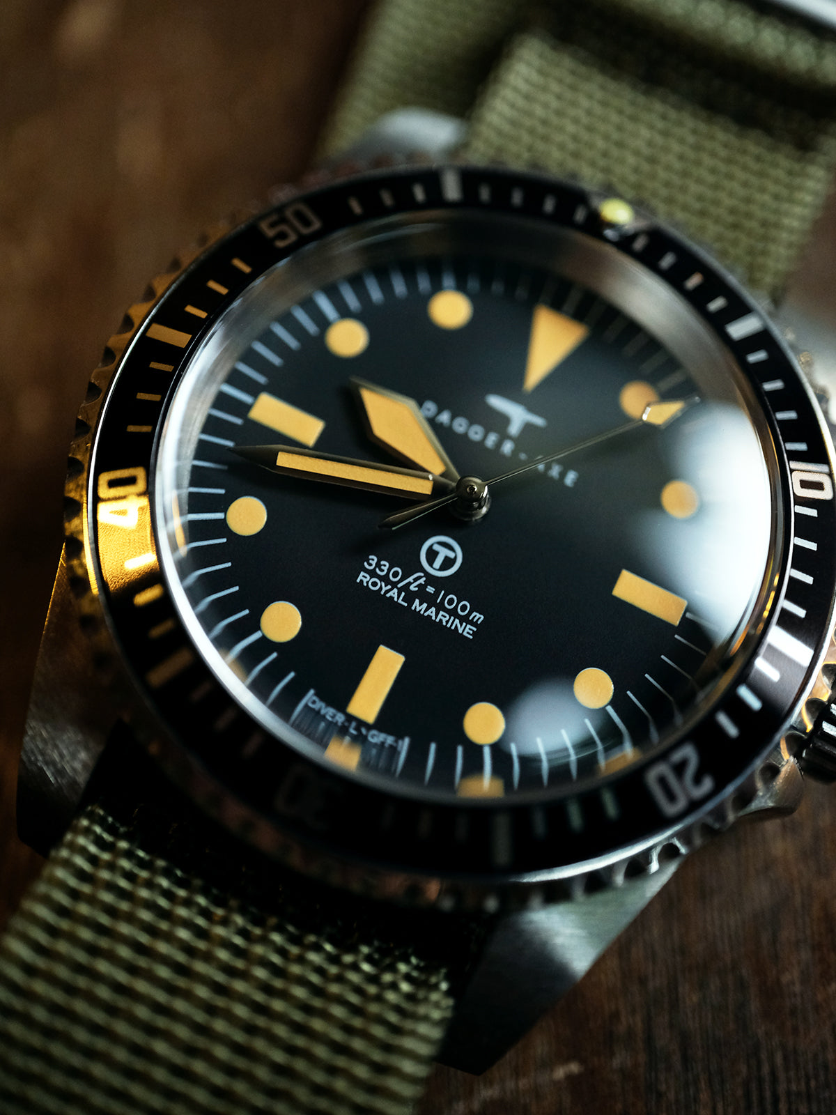 Dagger-axe watches household watches men's watches automatic mechanical diving watches field watches