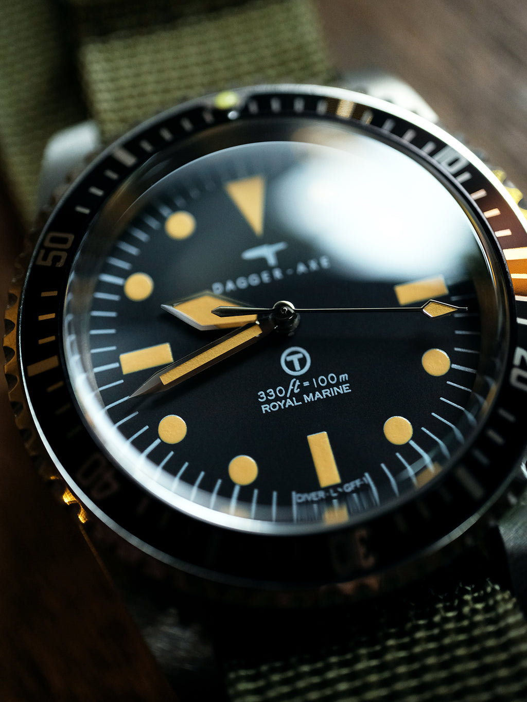 Dagger-axe watches household watches men's watches automatic mechanical diving watches field watches