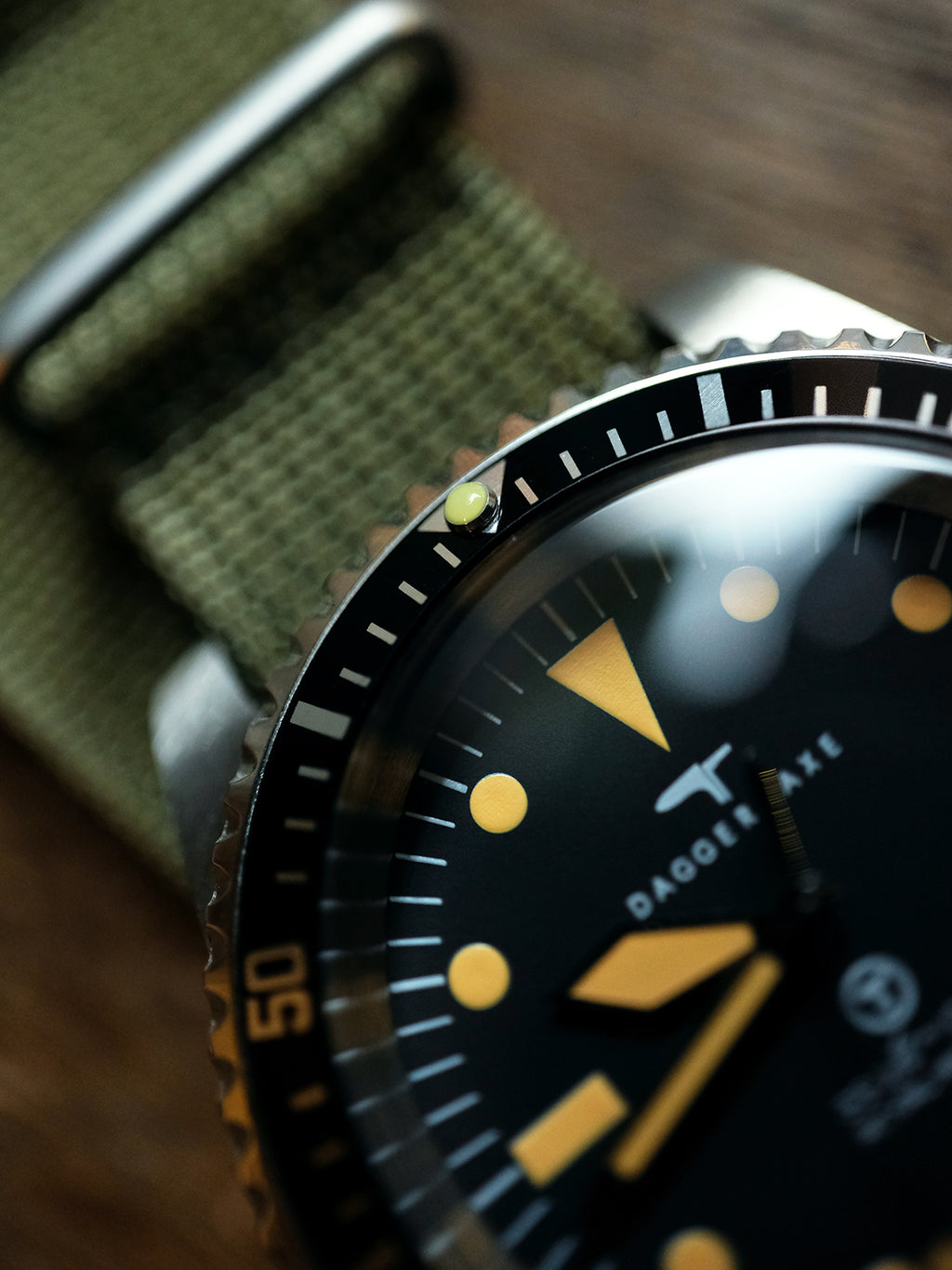 Dagger-axe watches household watches men's watches automatic mechanical diving watches field watches