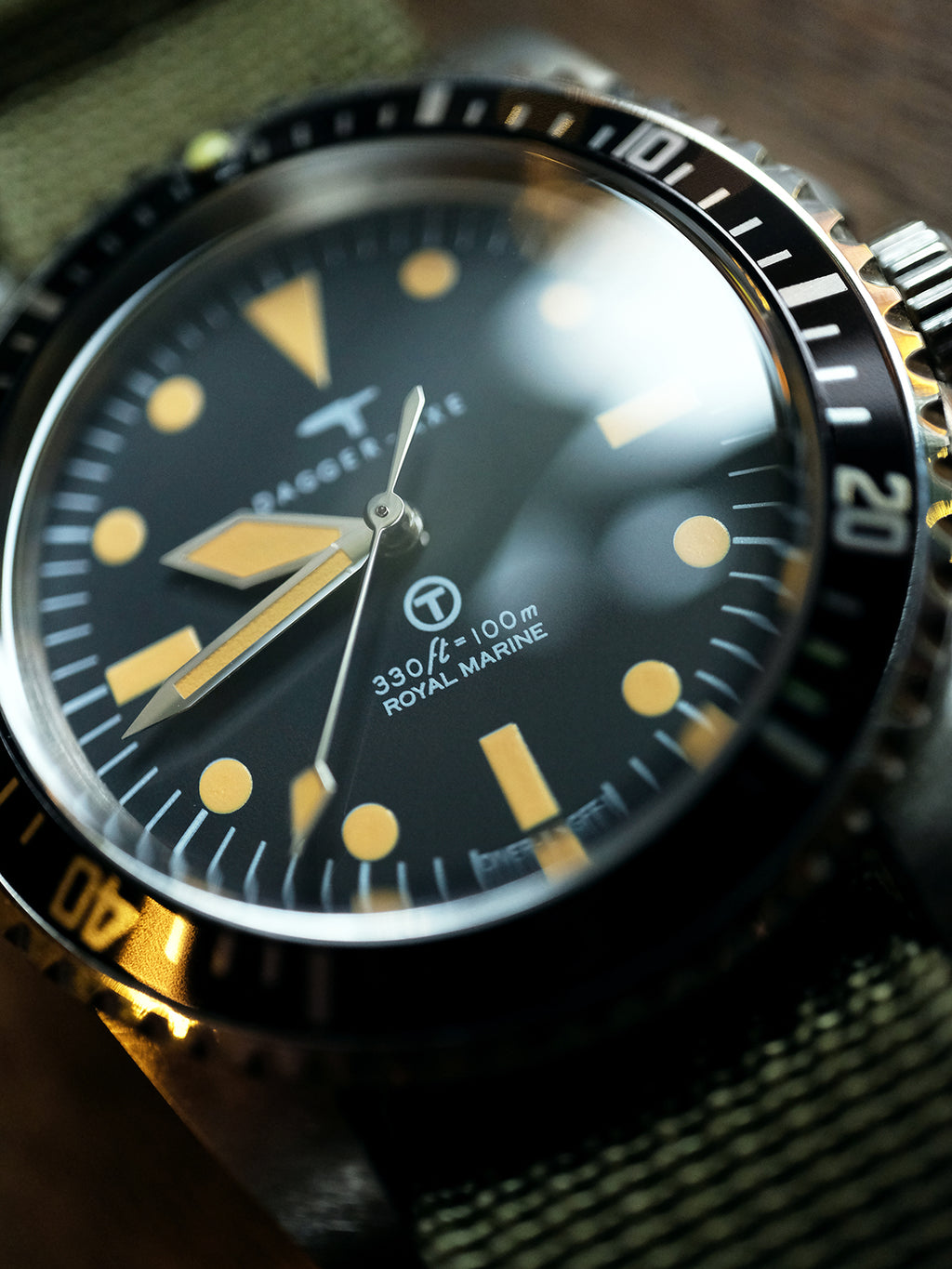 Dagger-axe watches household watches men's watches automatic mechanical diving watches field watches