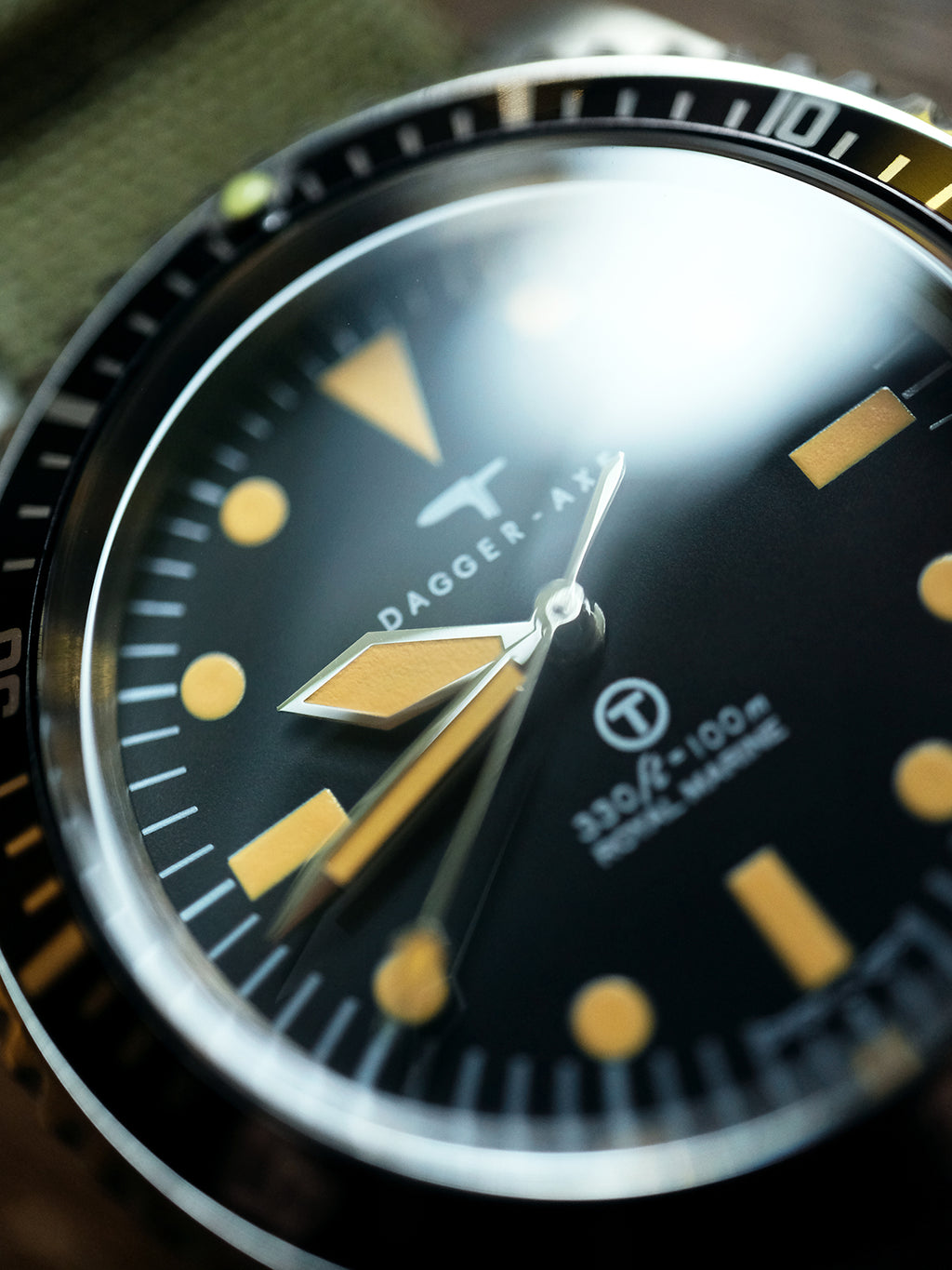 Dagger-axe watches household watches men's watches automatic mechanical diving watches field watches