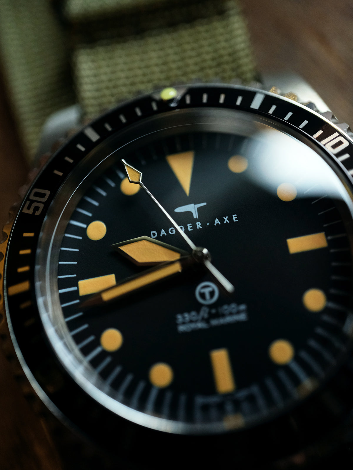 Dagger-axe watches household watches men's watches automatic mechanical diving watches field watches