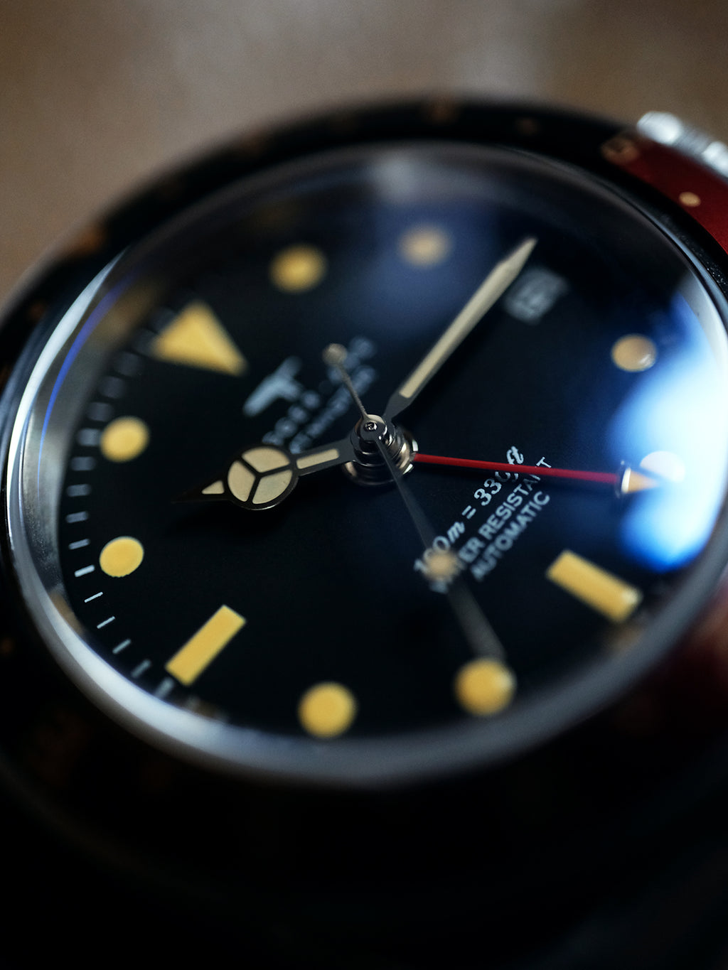 DAGGER-AXE watch Men's Mechanical Watch Automatic Waterproof Luminous Diving Outdoor Vintage Watch