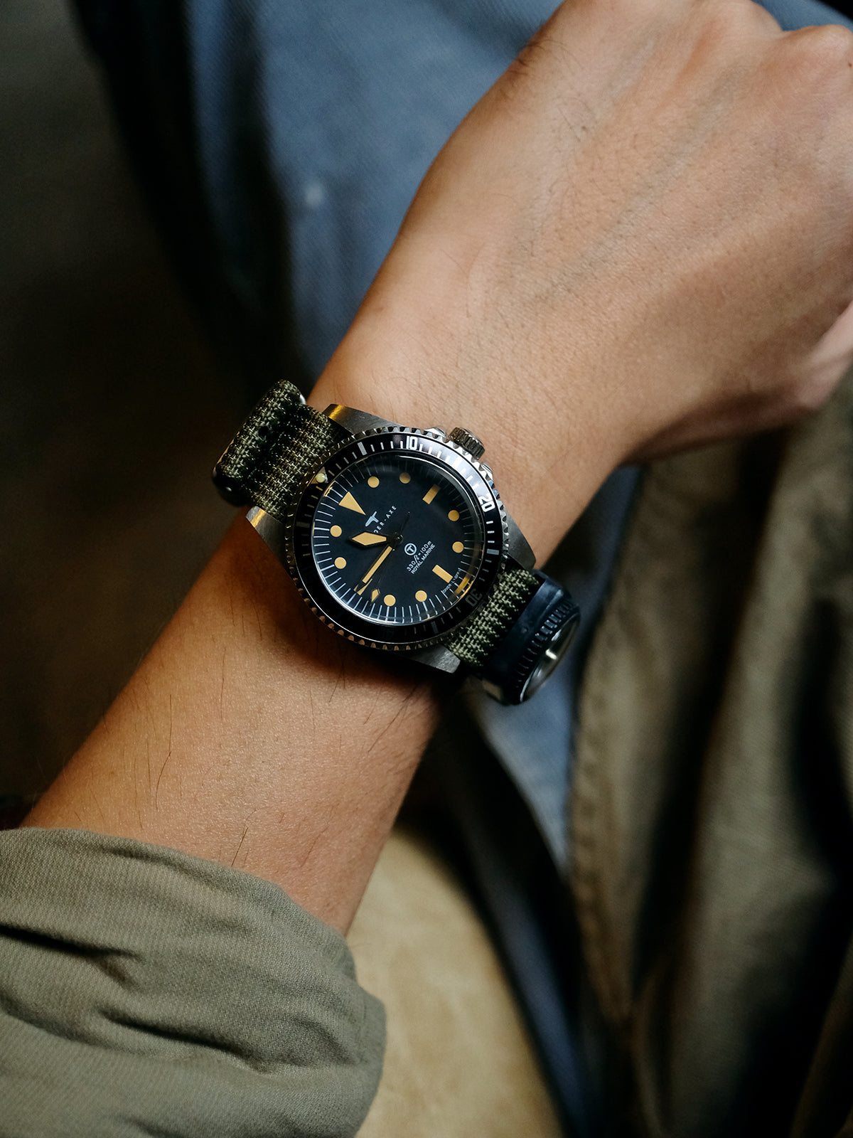 Dagger-axe watches household watches men's watches automatic mechanical diving watches field watches