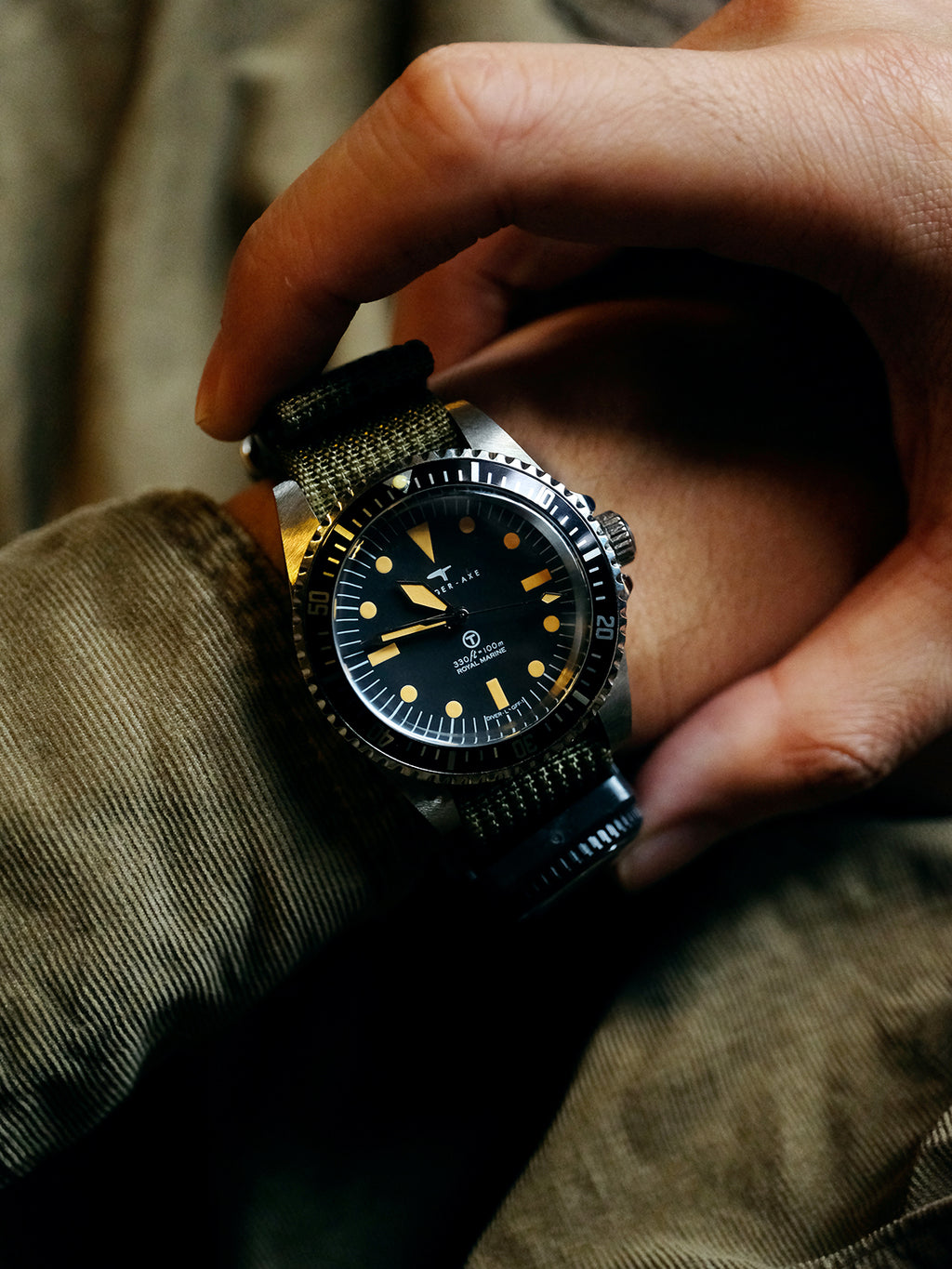 Dagger-axe watches household watches men's watches automatic mechanical diving watches field watches