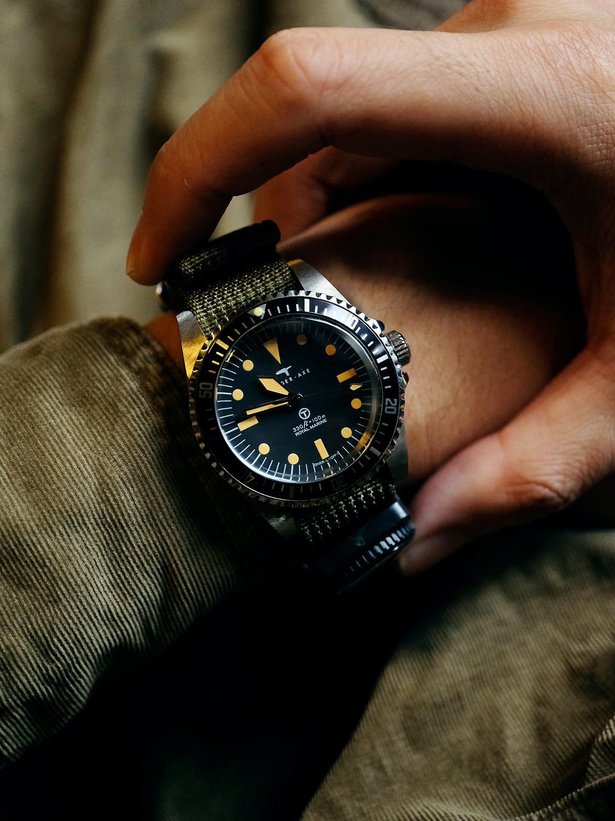 Dagger-axe watches household watches men's watches automatic mechanical diving watches field watches