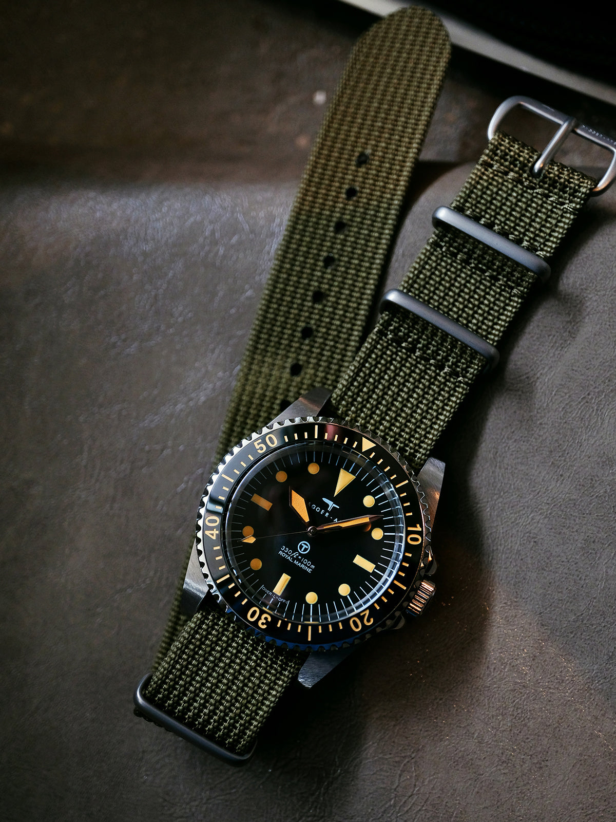 DAGGER-AXE watch mechanical watch diving watch retro watch series waterproof outdoor watch vintage