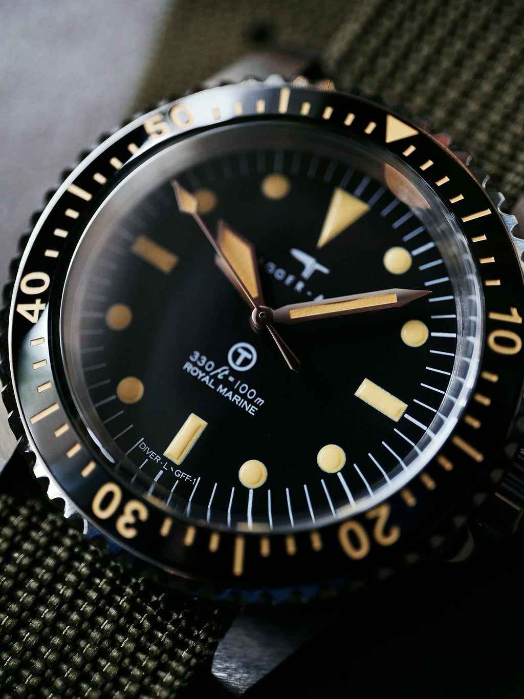 DAGGER-AXE watch mechanical watch diving watch retro watch series waterproof outdoor watch vintage