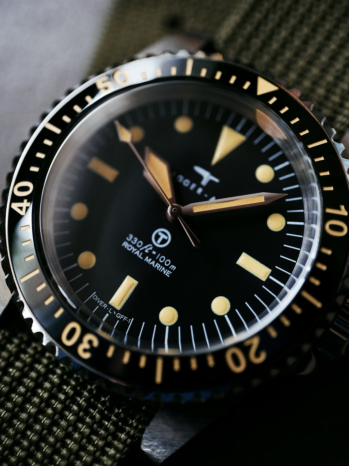 DAGGER-AXE watch mechanical watch diving watch retro watch series waterproof outdoor watch vintage
