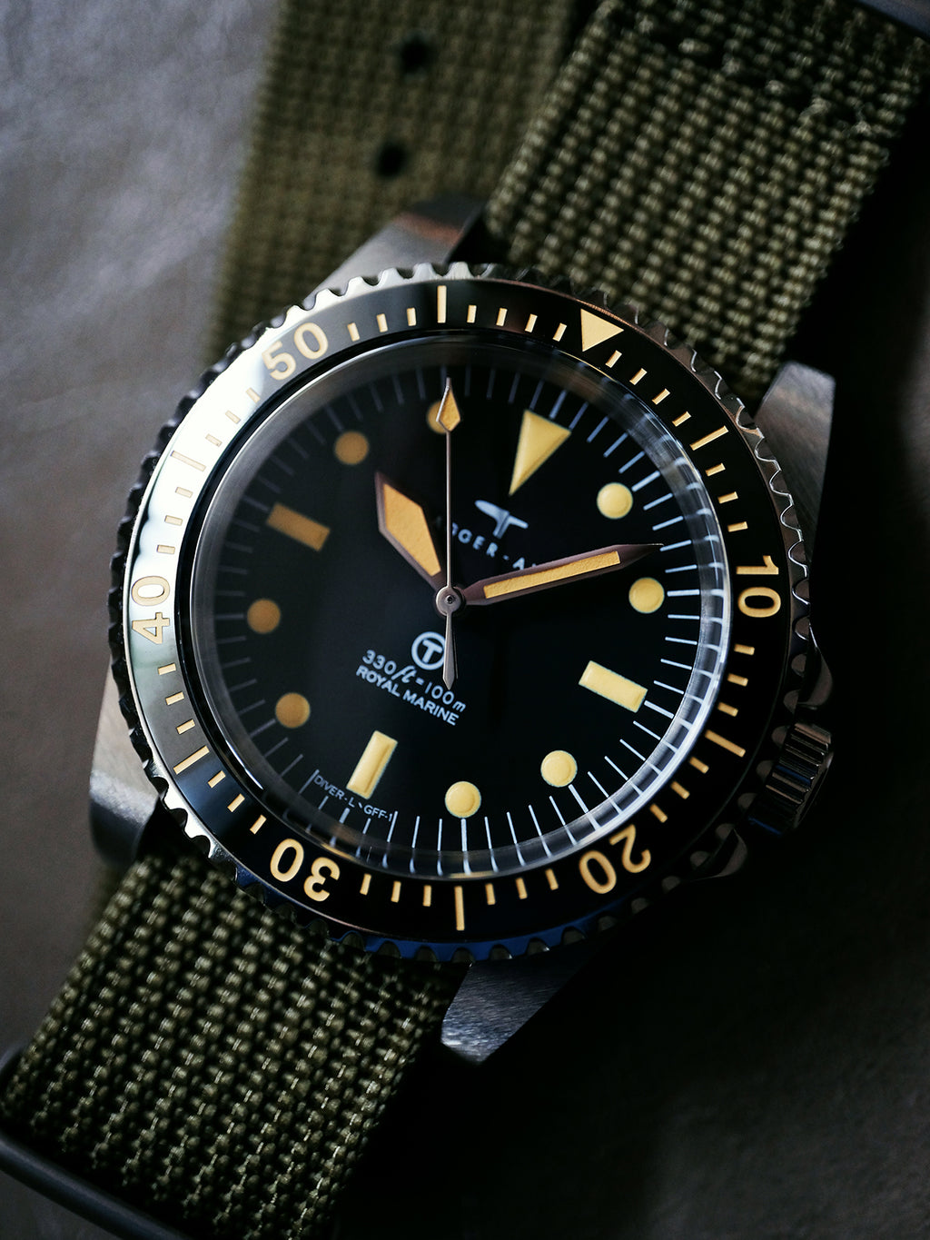 DAGGER-AXE watch mechanical watch diving watch retro watch series waterproof outdoor watch vintage
