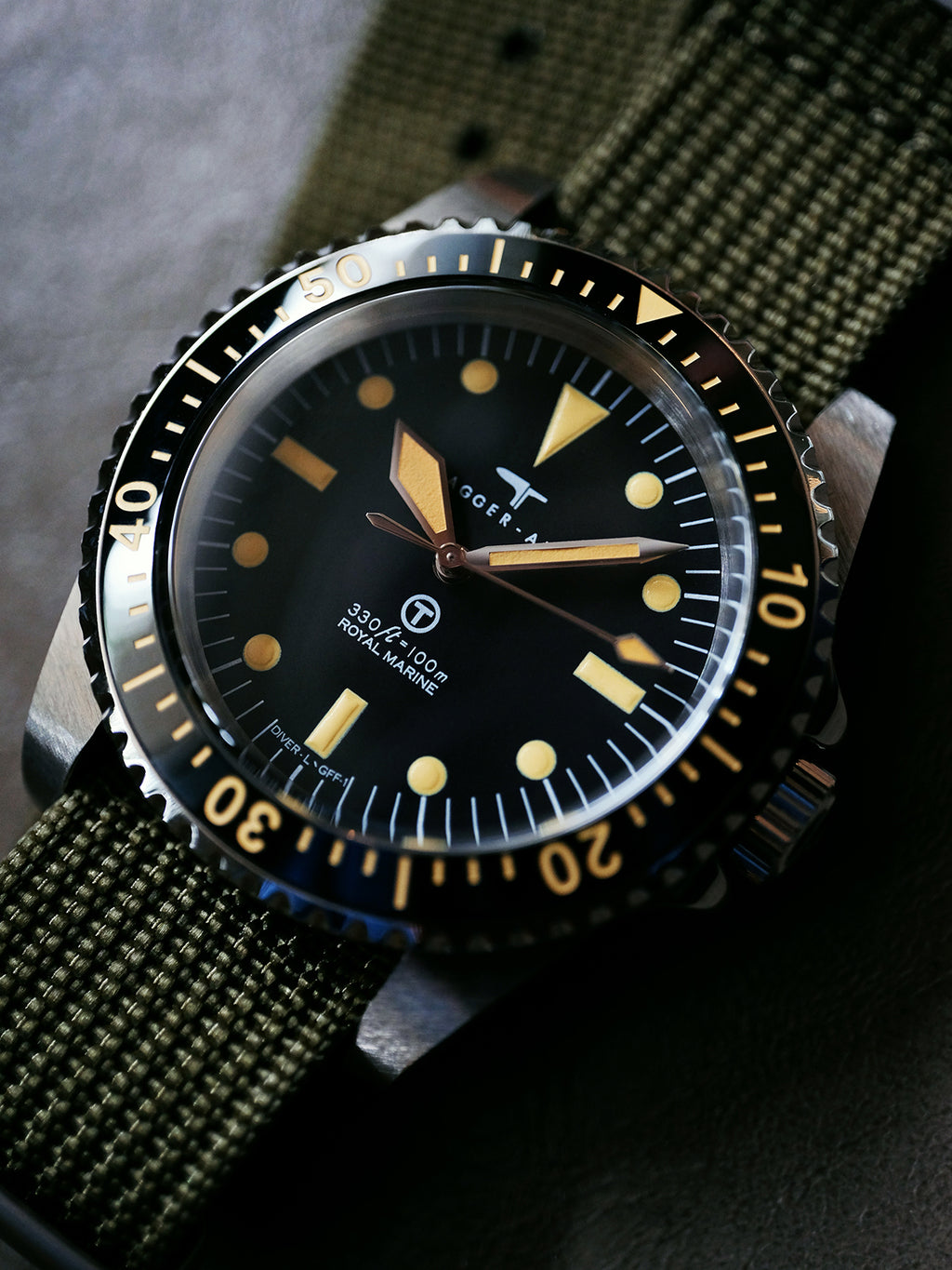 DAGGER-AXE watch mechanical watch diving watch retro watch series waterproof outdoor watch vintage