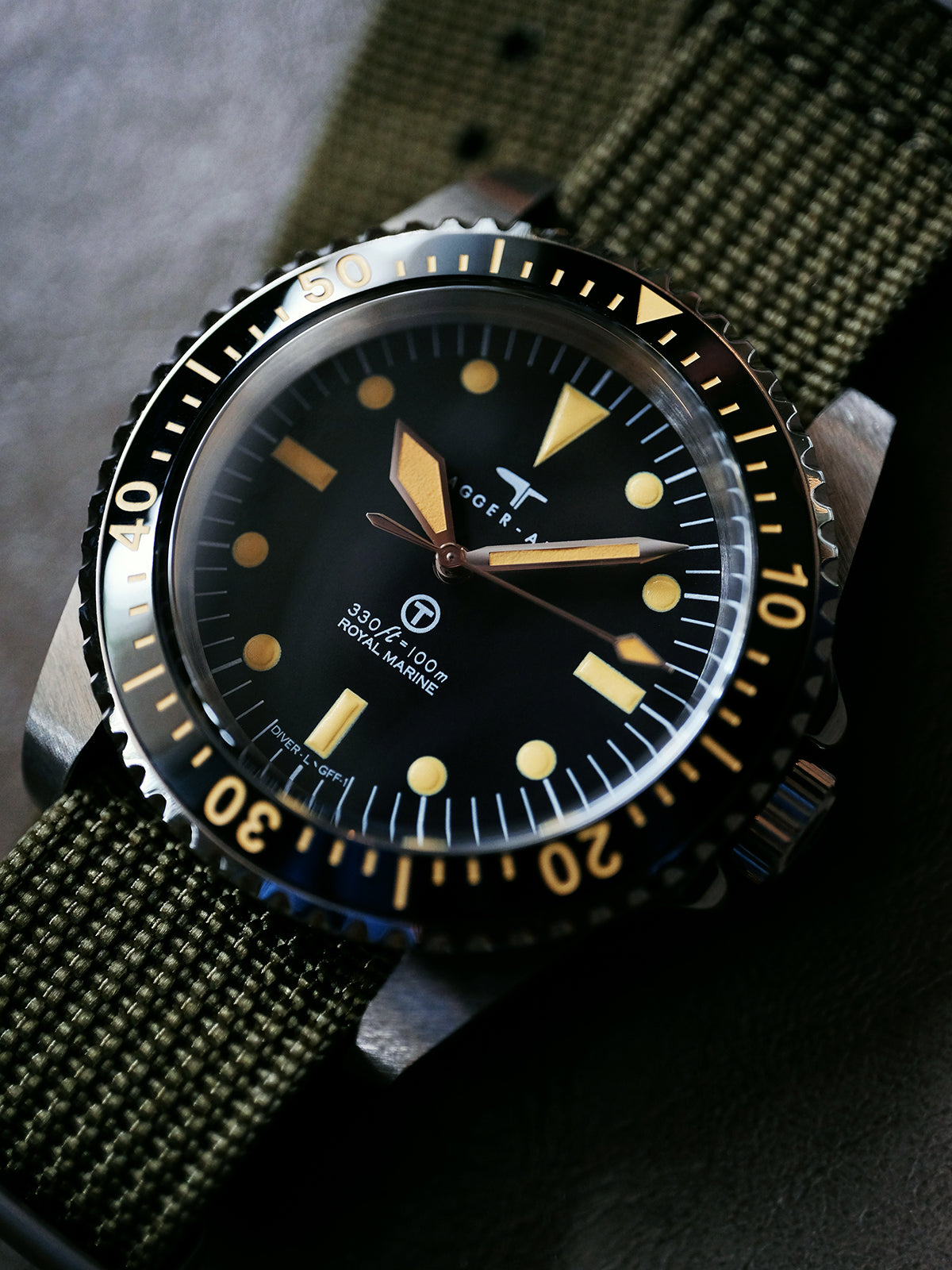 DAGGER-AXE watch mechanical watch diving watch retro watch series waterproof outdoor watch vintage