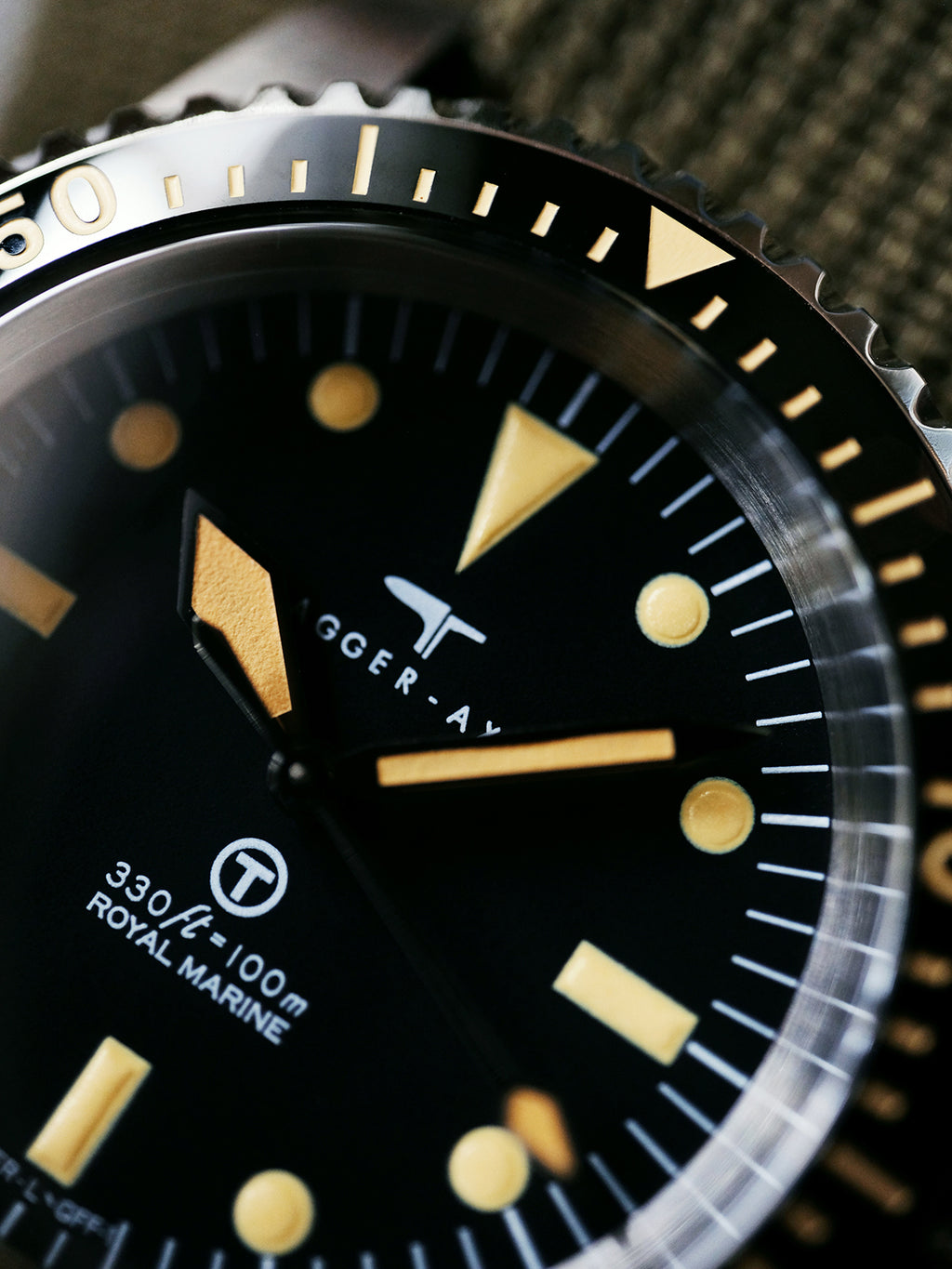 DAGGER-AXE watch mechanical watch diving watch retro watch series waterproof outdoor watch vintage