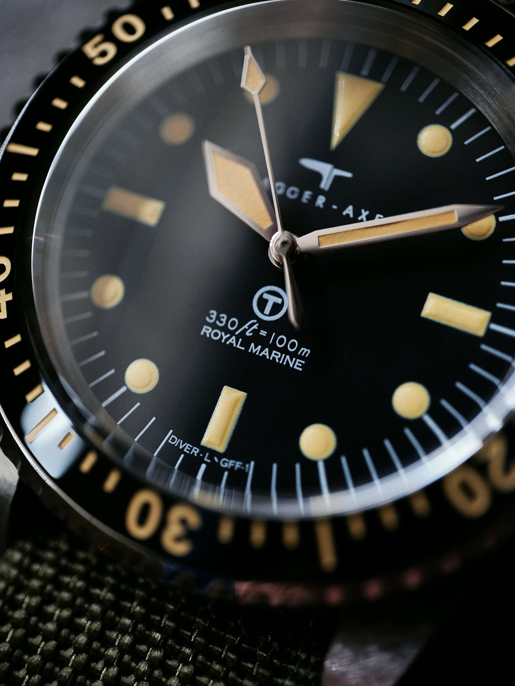 DAGGER-AXE watch mechanical watch diving watch retro watch series waterproof outdoor watch vintage