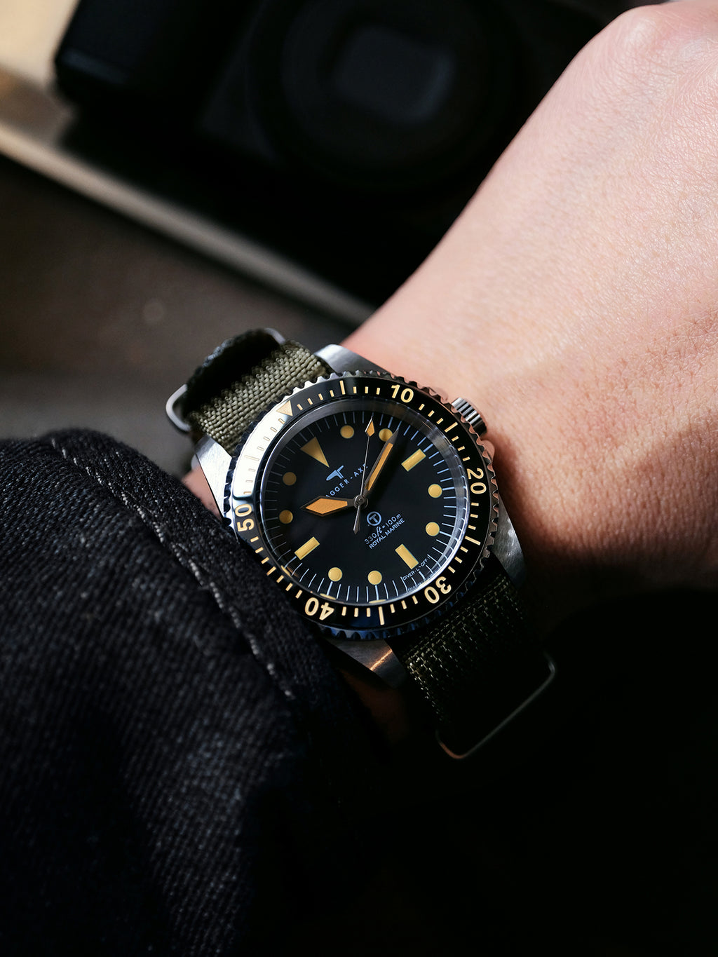 DAGGER-AXE watch mechanical watch diving watch retro watch series waterproof outdoor watch vintage