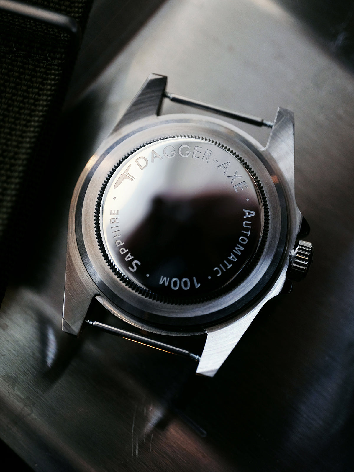 DAGGER-AXE watch retro mechanical diving watch Pepsi ring vintage day tide wear tide watch