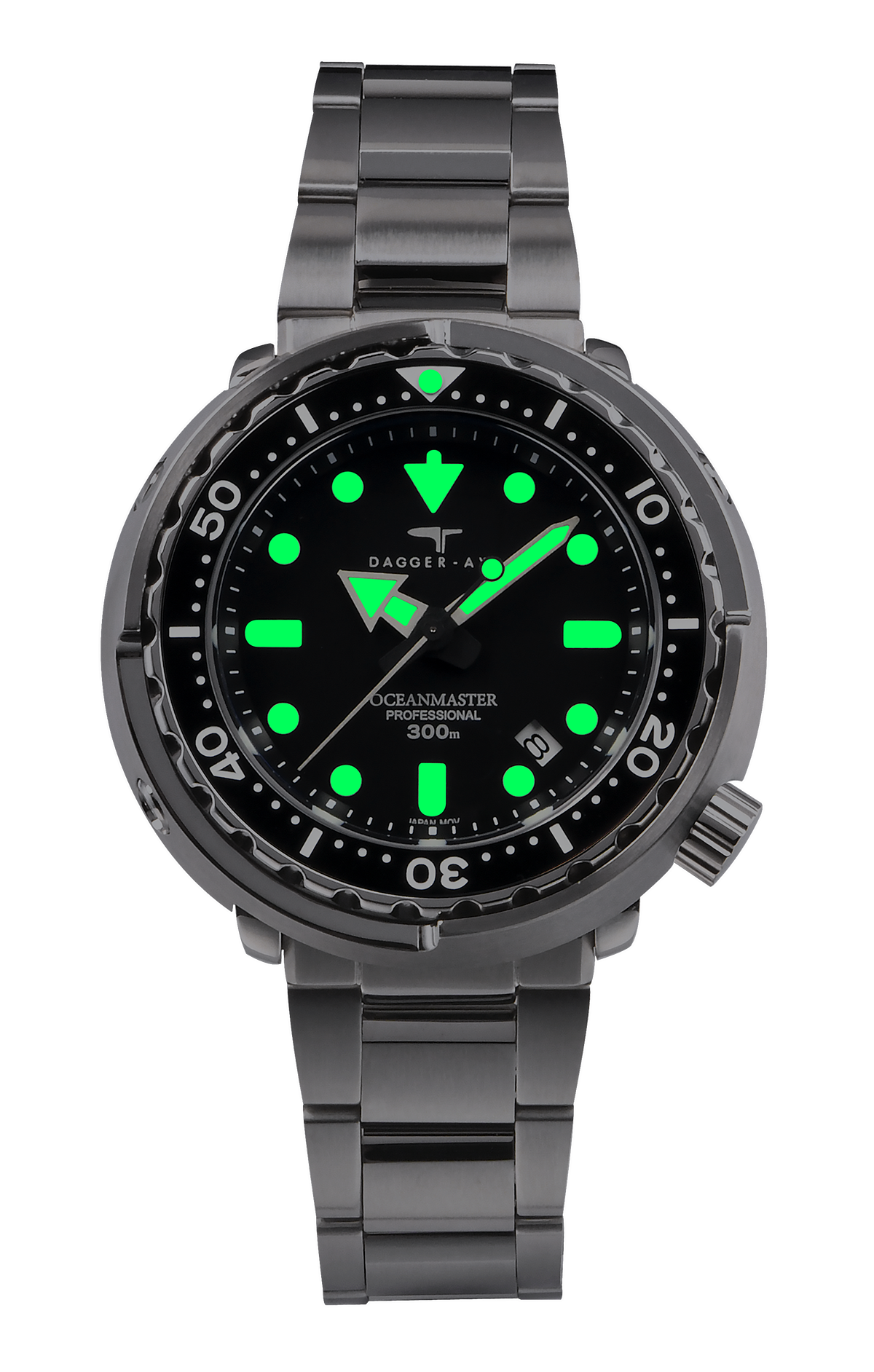 DAGGER-AXE watch men's retro automatic mechanical vintage diving watch luminous mechanical watch