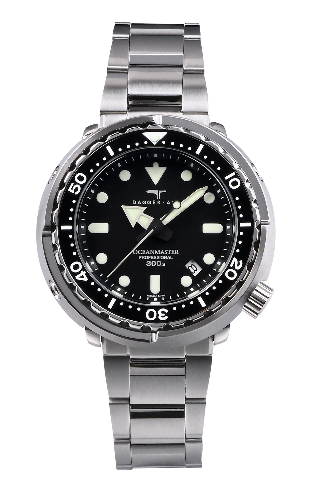 DAGGER-AXE watch men's retro automatic mechanical vintage diving watch luminous mechanical watch