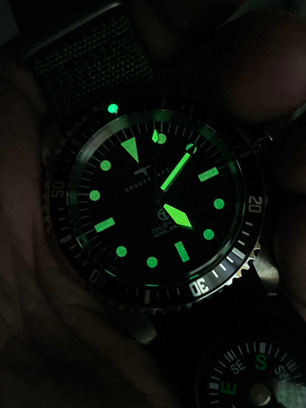 Dagger-axe watches household watches men's watches automatic mechanical diving watches field watches