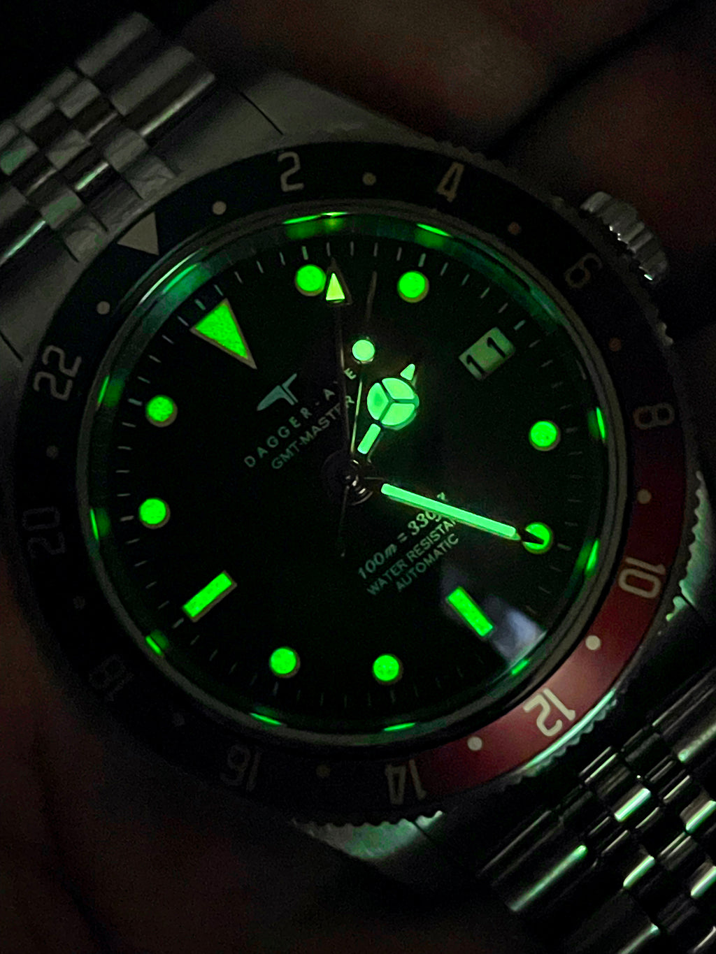 DAGGER-AXE watch Men's Mechanical Watch Automatic Waterproof Luminous Diving Outdoor Vintage Watch