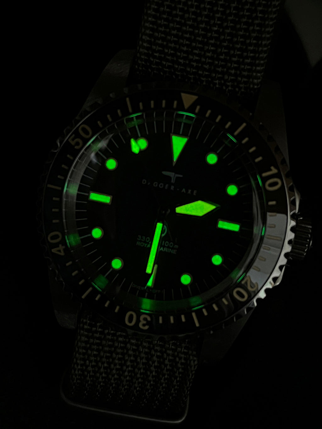 DAGGER-AXE watch mechanical watch diving watch retro watch series waterproof outdoor watch vintage