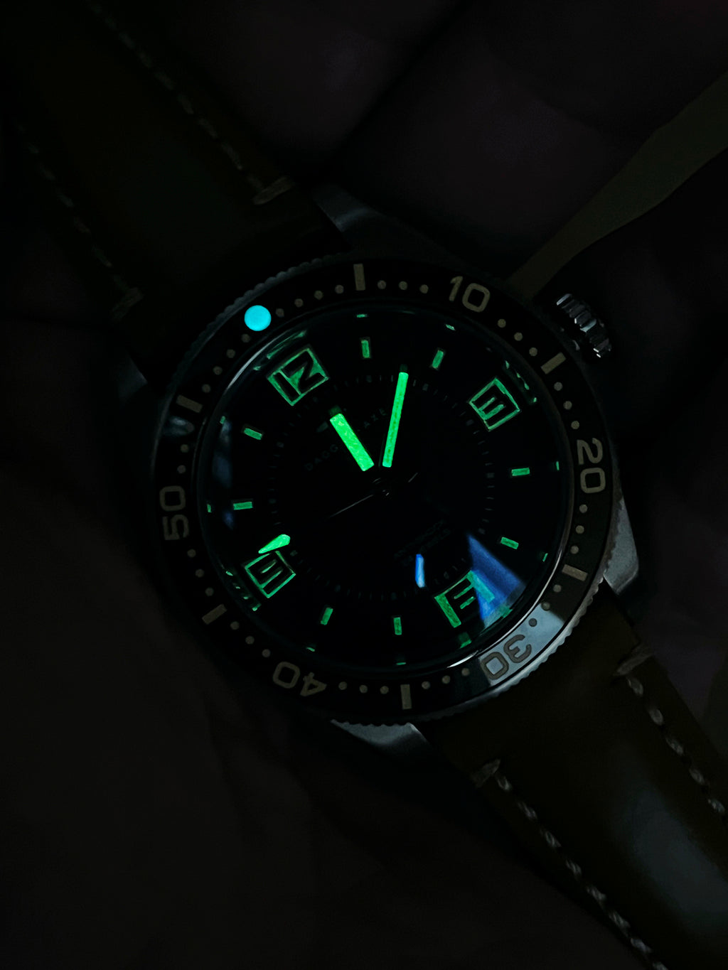 Dagger-axe Watch Hand Automatic Mechanical Watch Vintage American Street Diving Watch