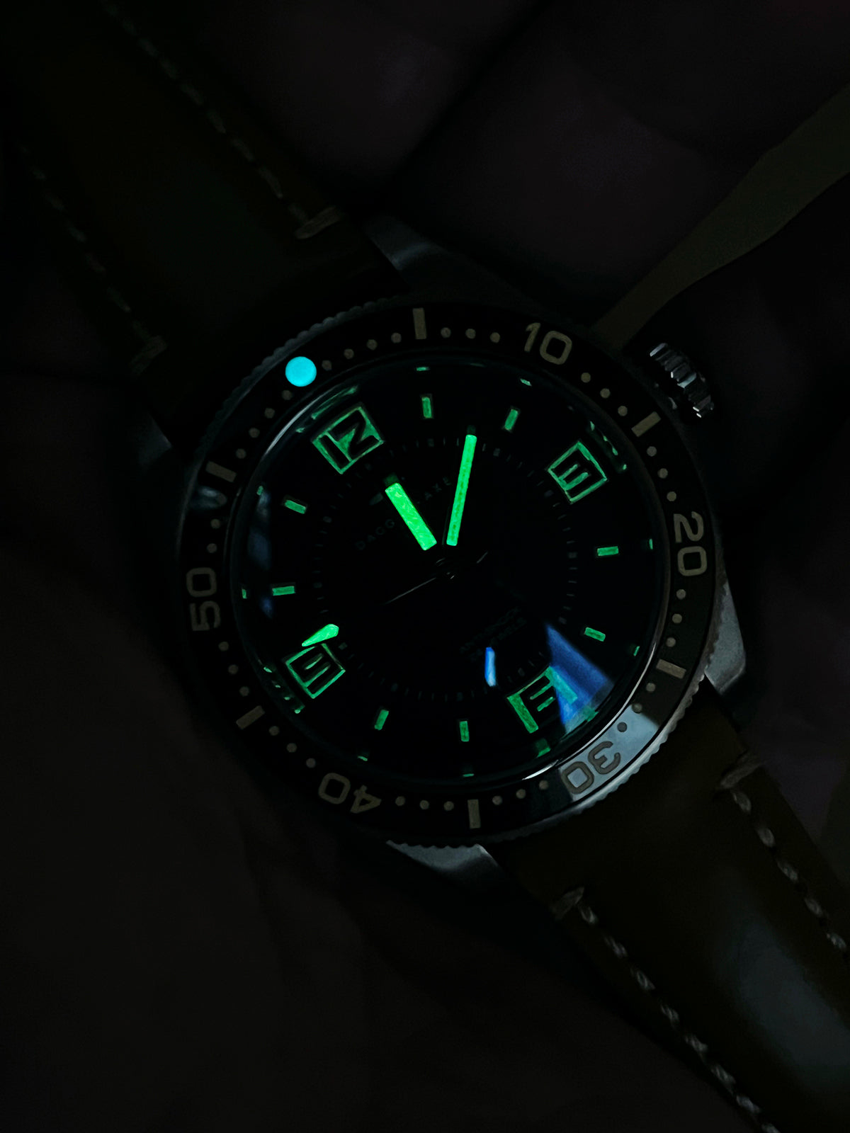 Dagger-axe Watch Hand Automatic Mechanical Watch Vintage American Street Diving Watch